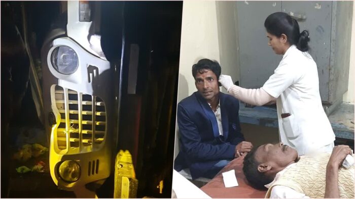 बारात से लौट रहे वाहन की बेरीनाग में दुर्घटना, एक की मौत तीन घायल