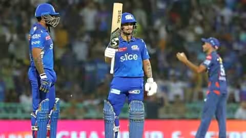 मोहसिन खान ने आखिरी ओवर में किया कमाल ,सिर्फ पांच रन दिए, लखनऊ सुपर जायंट्स ने मुंबई इंडियंस को 5 रन से हराया