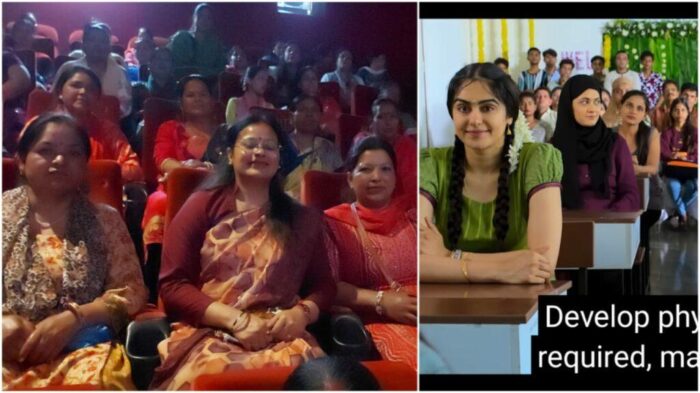 नगर पार्षद गीता कुमाई ने महिलाओं को 'द केरला स्टोरी' फिल्म दिखाई।