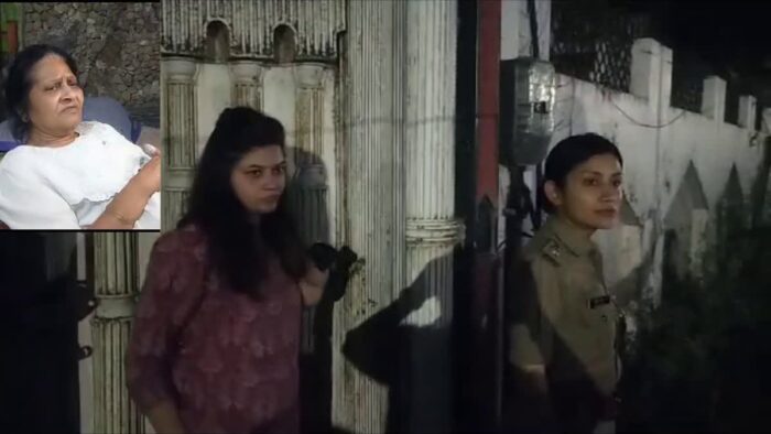 महिला की बहादुरी से घबराए पांच हथियारबंद लुटेरे ,घर में घुसे और बैग को वहीं छोड़कर फरार हो गए।