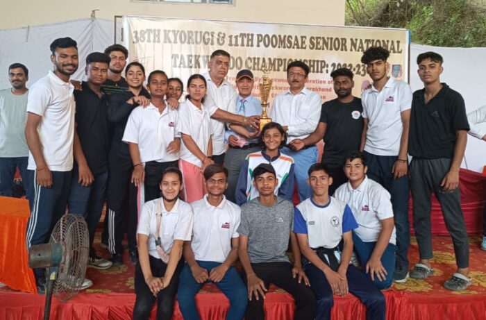 उत्तराखंड ने 38वीं नेशनल सीनियर ताइक्वांडो चैंपियनशिप में 3 गोल्ड और 4 ब्रॉन्ज मेडल जीतकर ओवरऑल ट्रॉफी अपने नाम की।