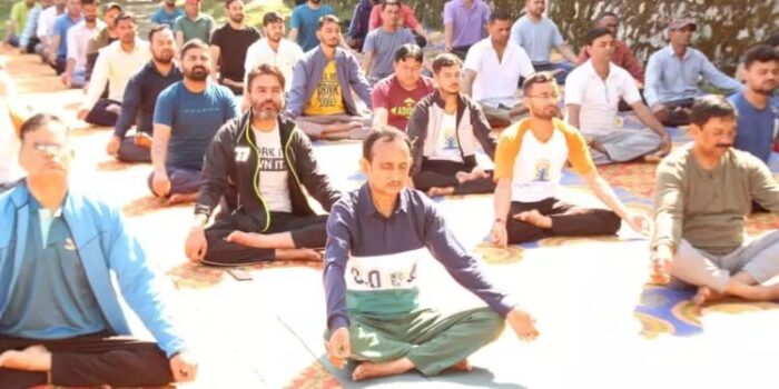 योग आत्मा को परमात्मा से जोड़ता है प्रो. एनके जोशी