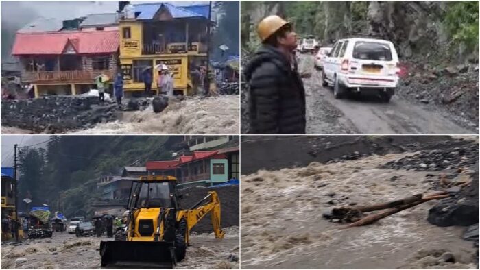 भारी बारिश के कारण गंगोत्री यमुनोत्री हाईवे बंद, जगह-जगह फंसे तीर्थयात्री