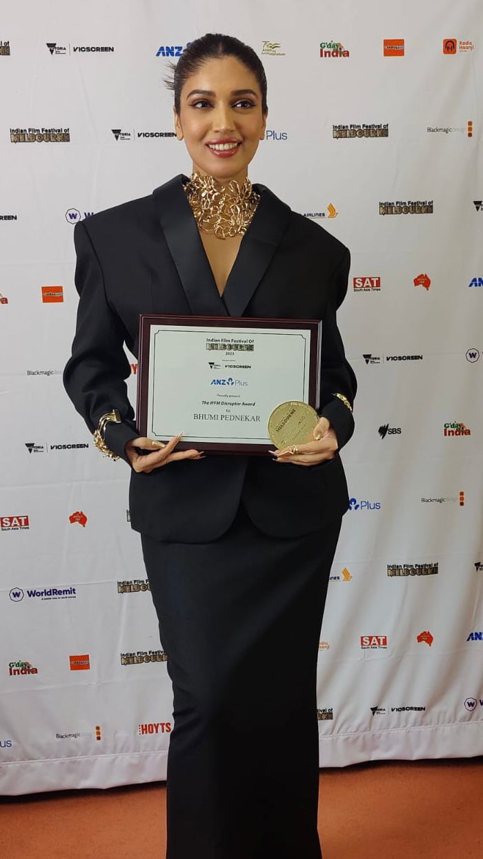 भूमि पेडनेकर को मिला 'डिसरप्टर ऑफ द ईयर' का सम्मान!