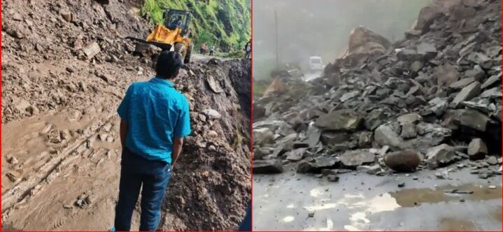 चारधाम यात्रा पर लैंडस्लाइड के कारण बद्रीनाथ और गंगोत्री राष्ट्रीय राजमार्ग बंद