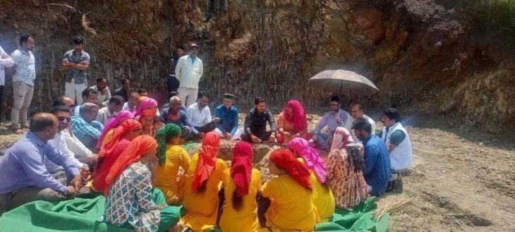 भेड़ियाना गांवखेत पंपिंग पेयजल योजना का भूमि पूजन हुआ , दोनों गांवों में जल्द दूर होगी पानी की कमी