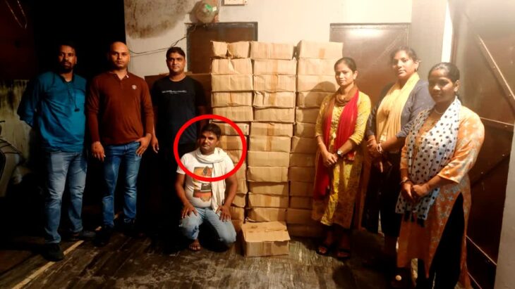 आबकारी विभाग ने भारी मात्रा में अवैध शराब पकड़ी, मादक पदार्थ तस्कर गिरफ्तार