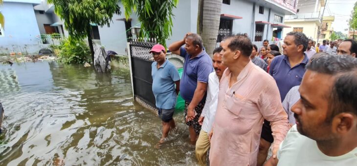 पानी की निकासी कर प्रशासन सर्वे के जरिए नुकसान का आकलन करें: डॉ अग्रवाल