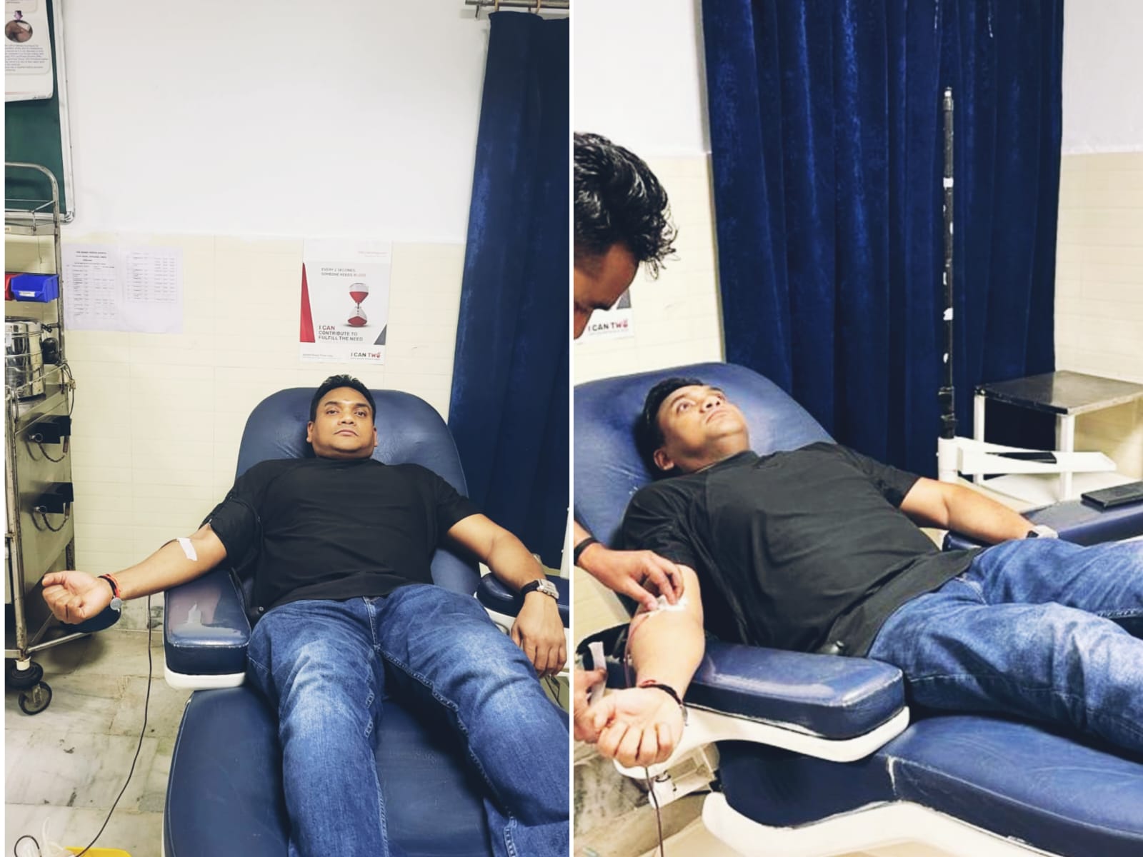 Health Secretary sets a new example by donating blood