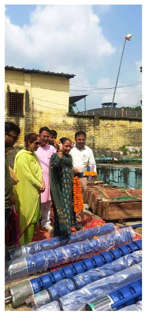 KSB submersible pump set installed under MLA fund scheme in Kotdwar