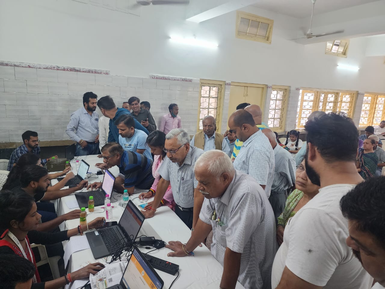 Enthusiasm among people regarding making Ayushman card