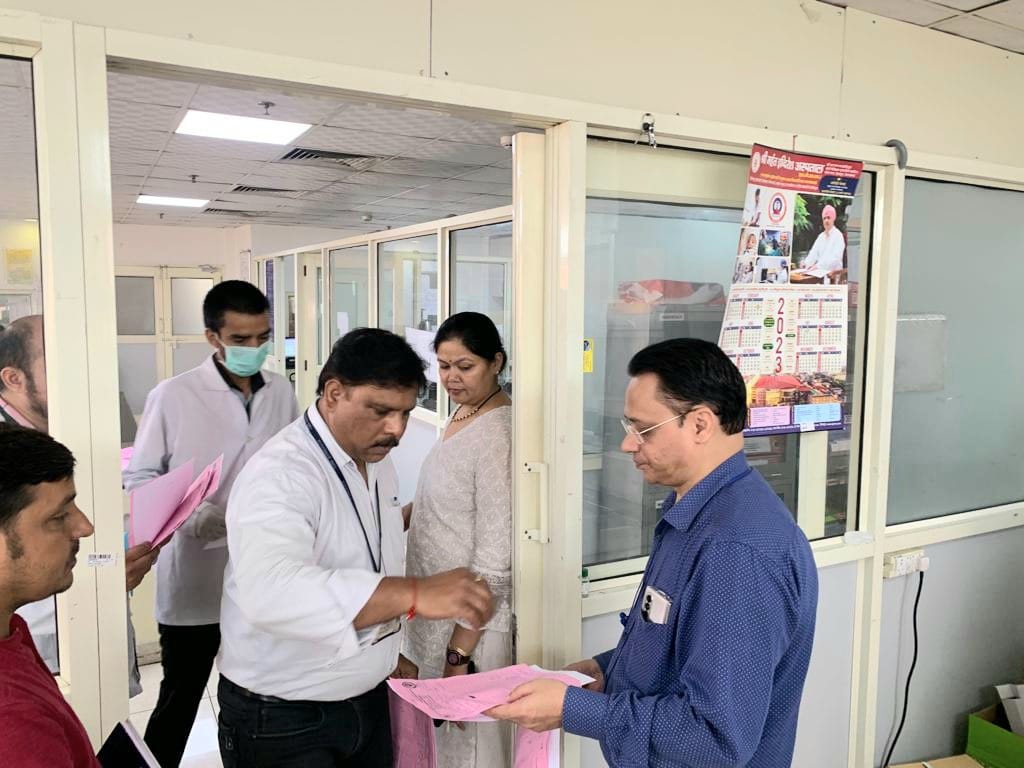 inspected hospitals and labs