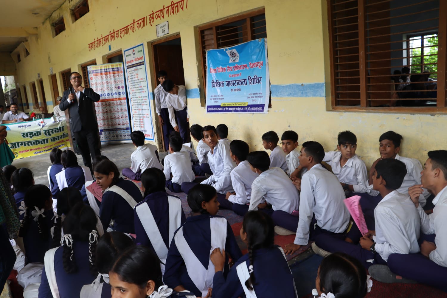 Road safety awareness camp organized
