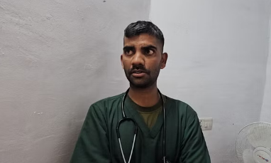 Staff caught a young man posing as a fake doctor in AIIMS