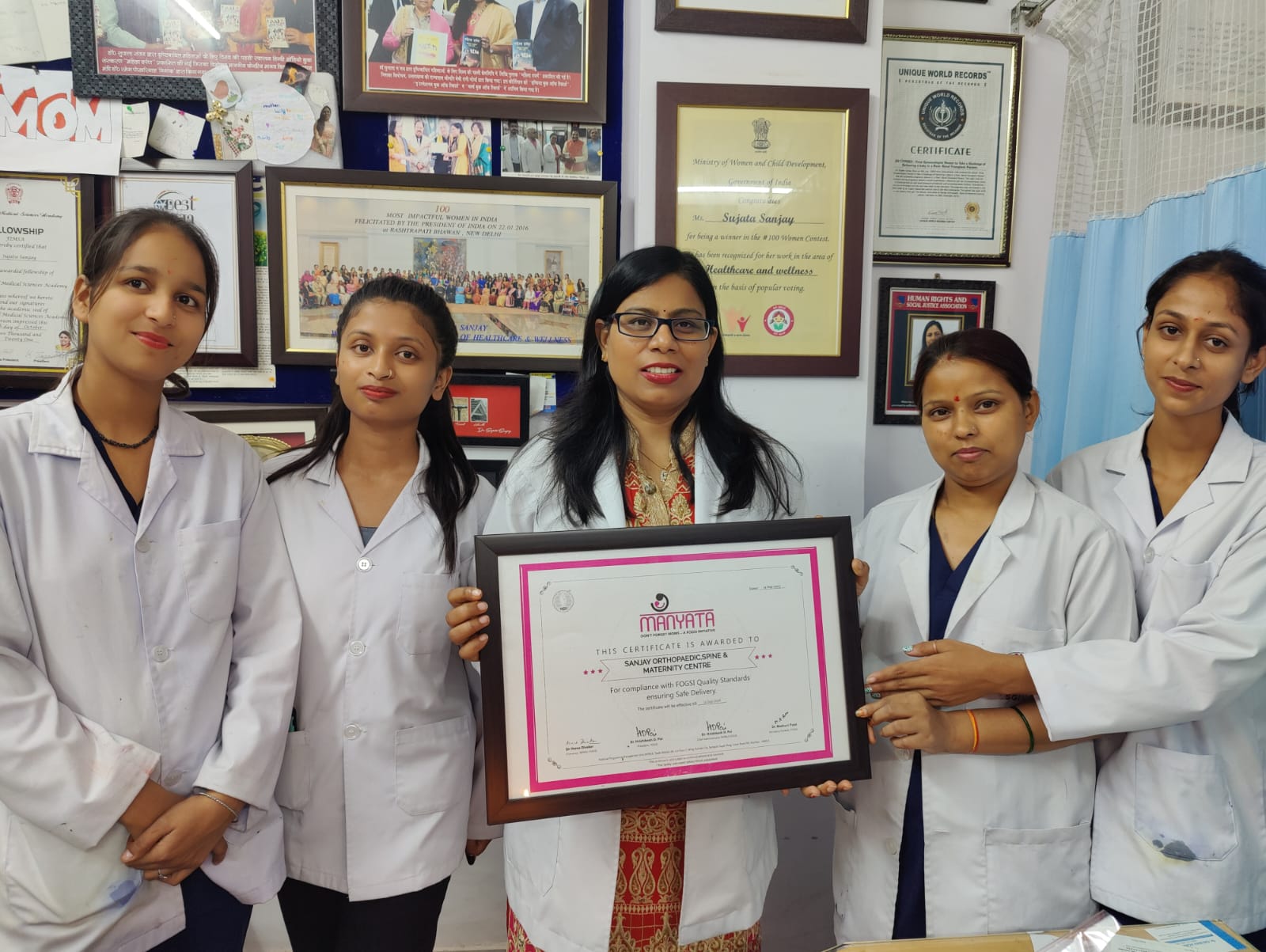 Sanjay Orthopedic, Spine and Maternity Center gets recognition from Foggi