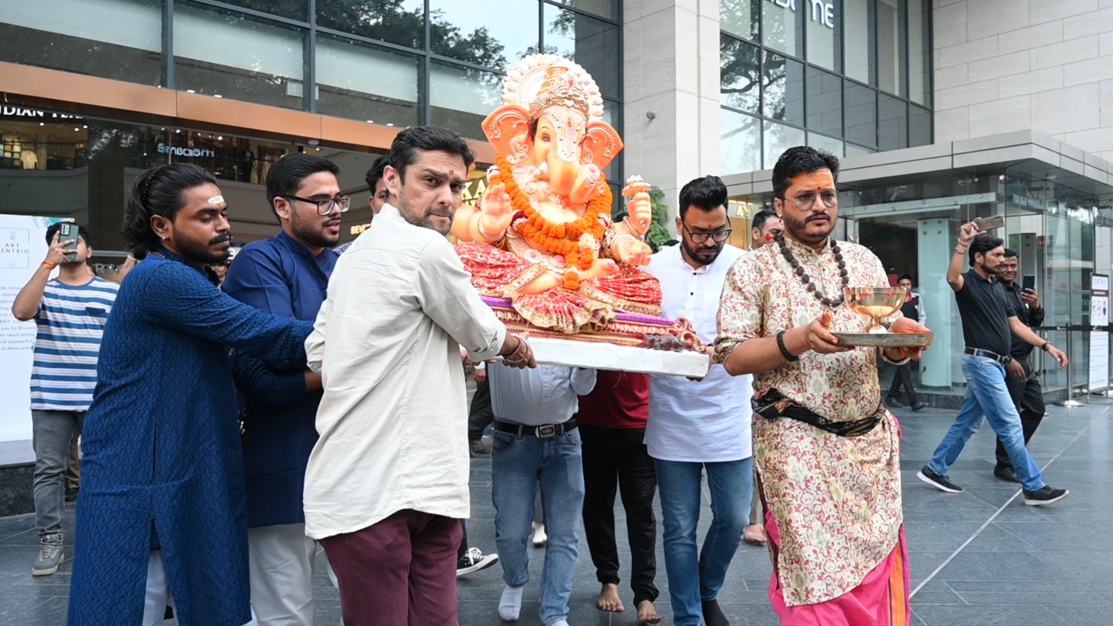 Centrio Mall celebrates Ganpati Visarjan with grand celebration
