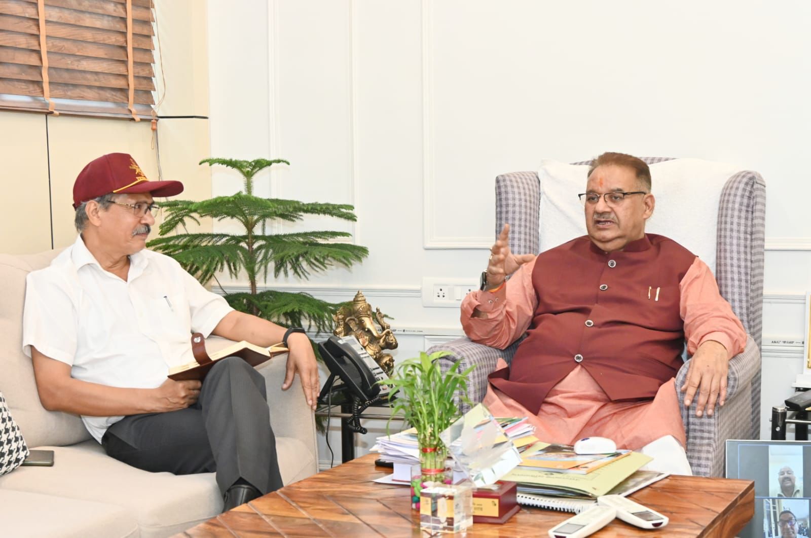 Minister Joshi reviewed the preparations for Shri Anna Mahotsav