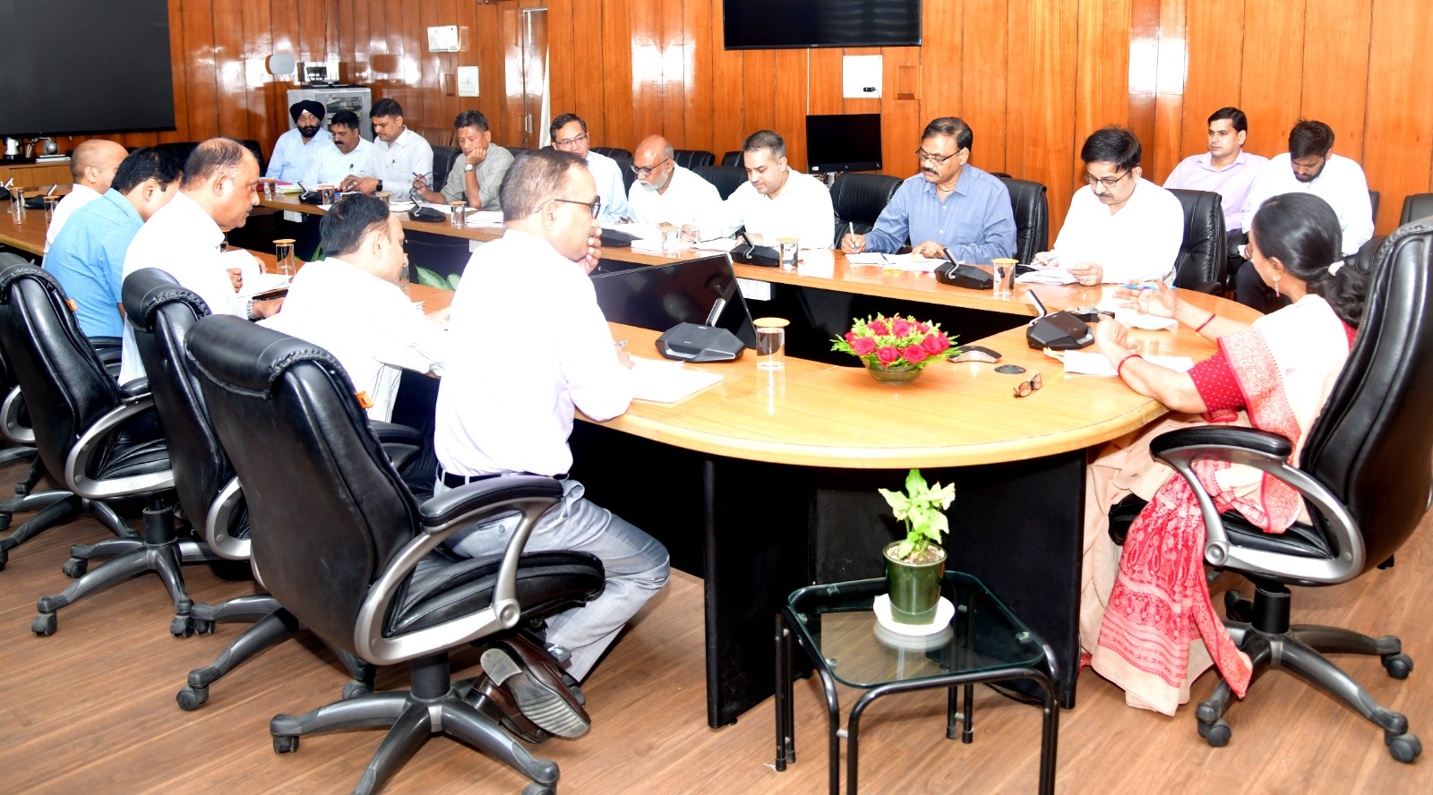 ACS Radha Raturi reviews progress of Chief Minister's announcements