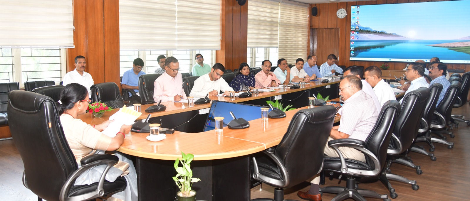 Instructed to set deadlines for completing the tasks in implementation of the instructions of the review meetings.