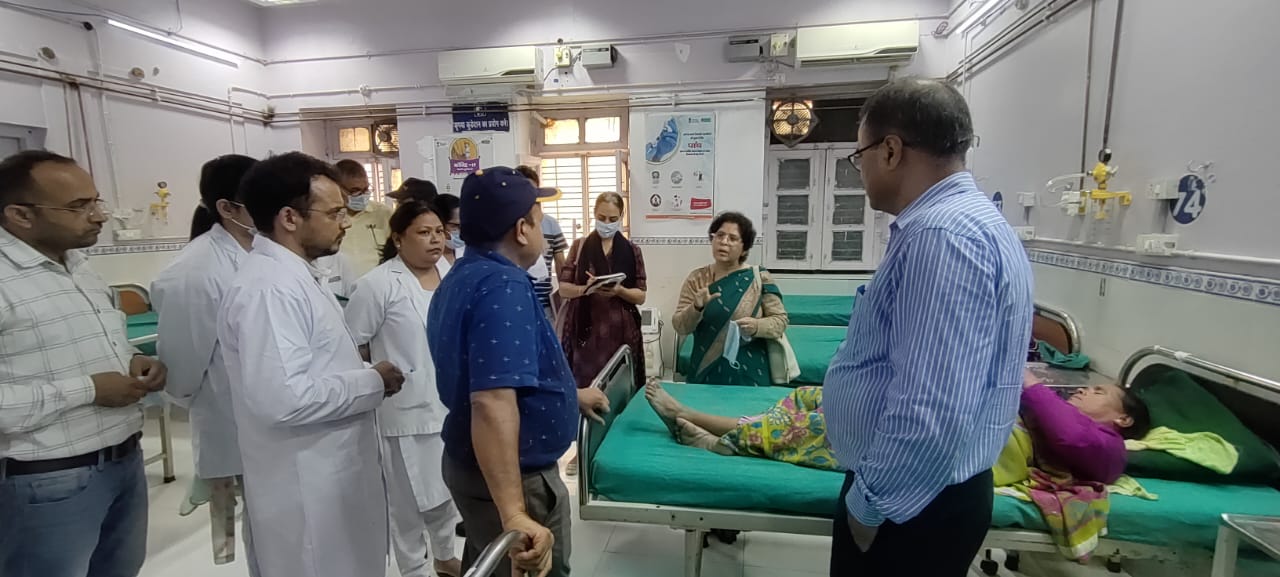 Nodal officer nominated for dengue prevention and control inspected hospitals