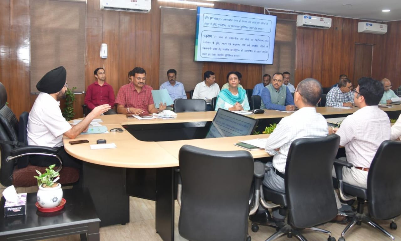 Chief Secretary took meeting of officials regarding rain water harvesting