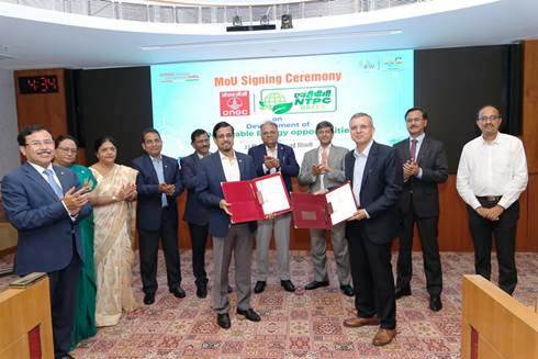 ONGC signs MoU with NTPC Green Energy