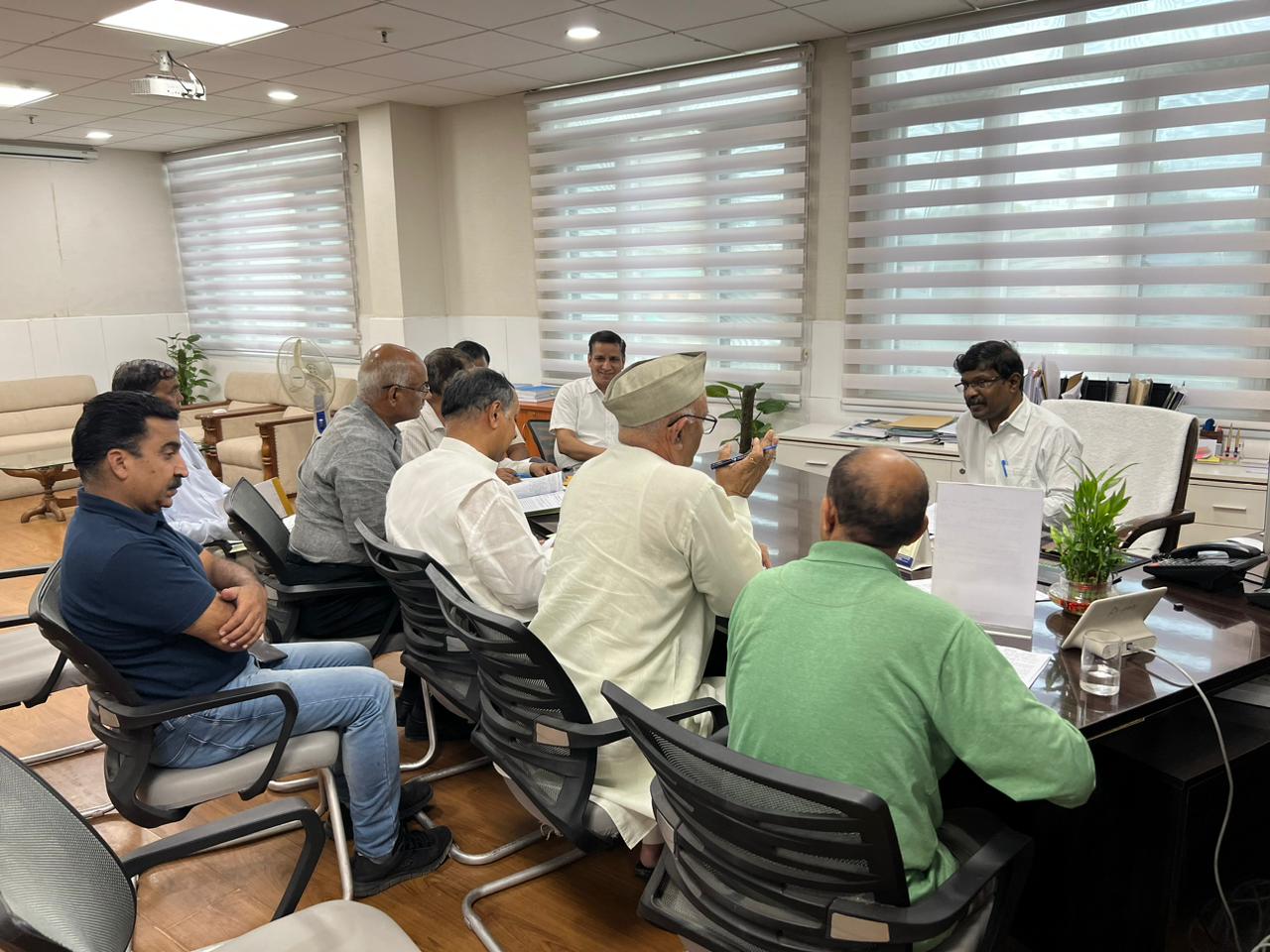 Discussions held with political parties regarding standardization and rescheduling of polling places.