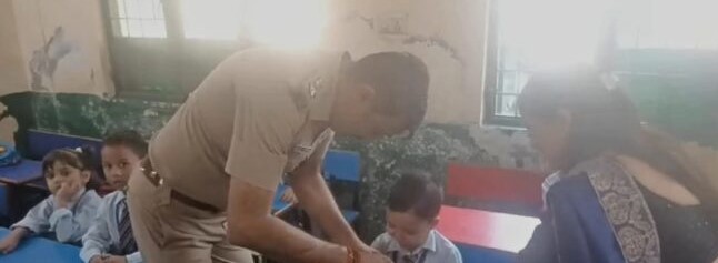 SSP Ajay Singh visited the police line