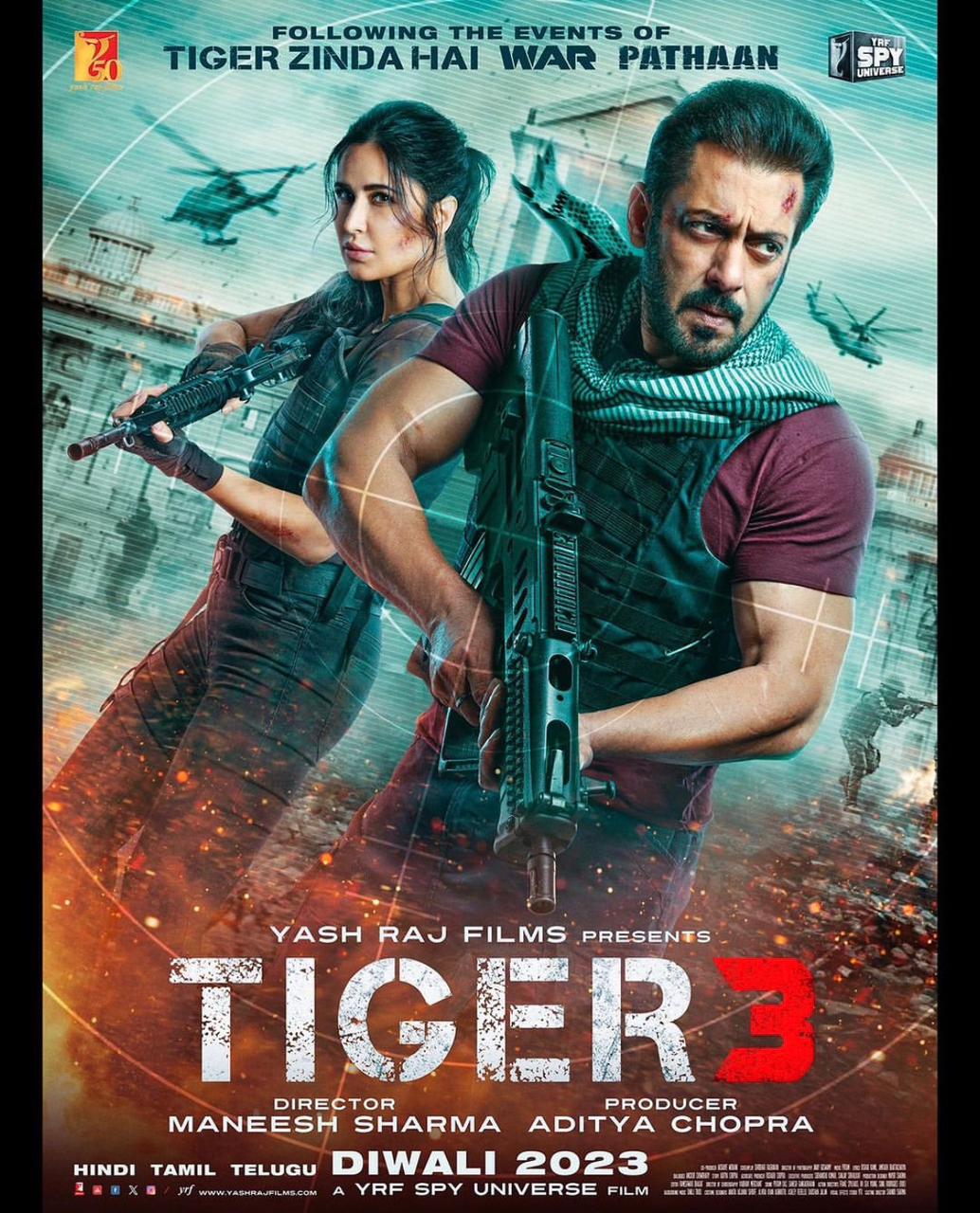 Katrina Kaif and Salman Khan will return to the big screen this Diwali with Tiger 3.