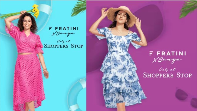 Shoppers Stop launches new Frattini collection with its brand ambassador Sanya Malhotra