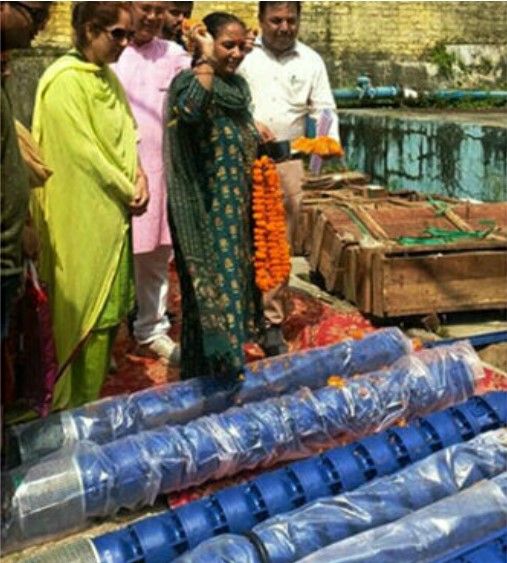 KSB submersible pump sets installed under MLA fund scheme