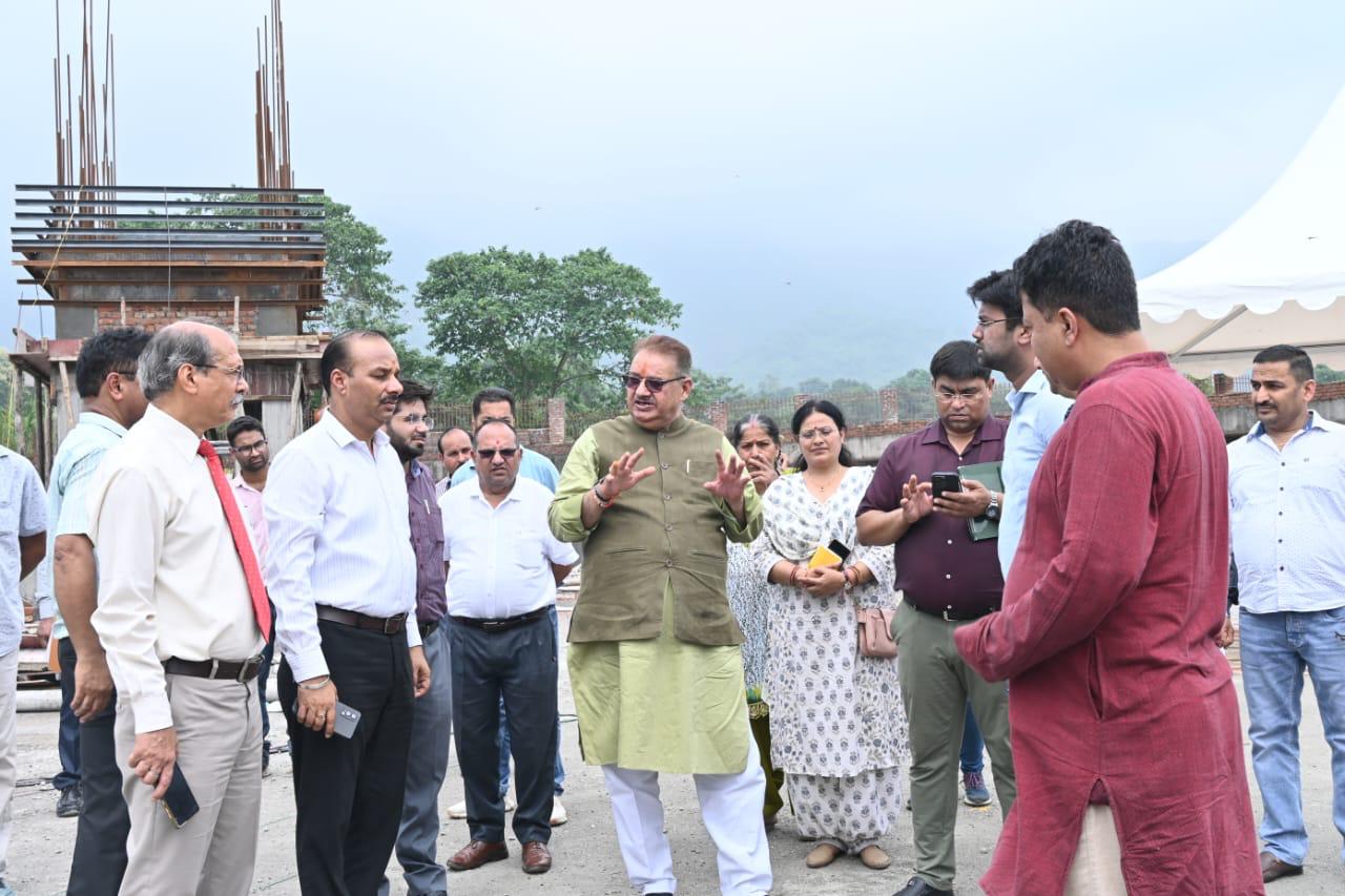 Soldier Welfare Minister Ganesh Joshi inspected the military base