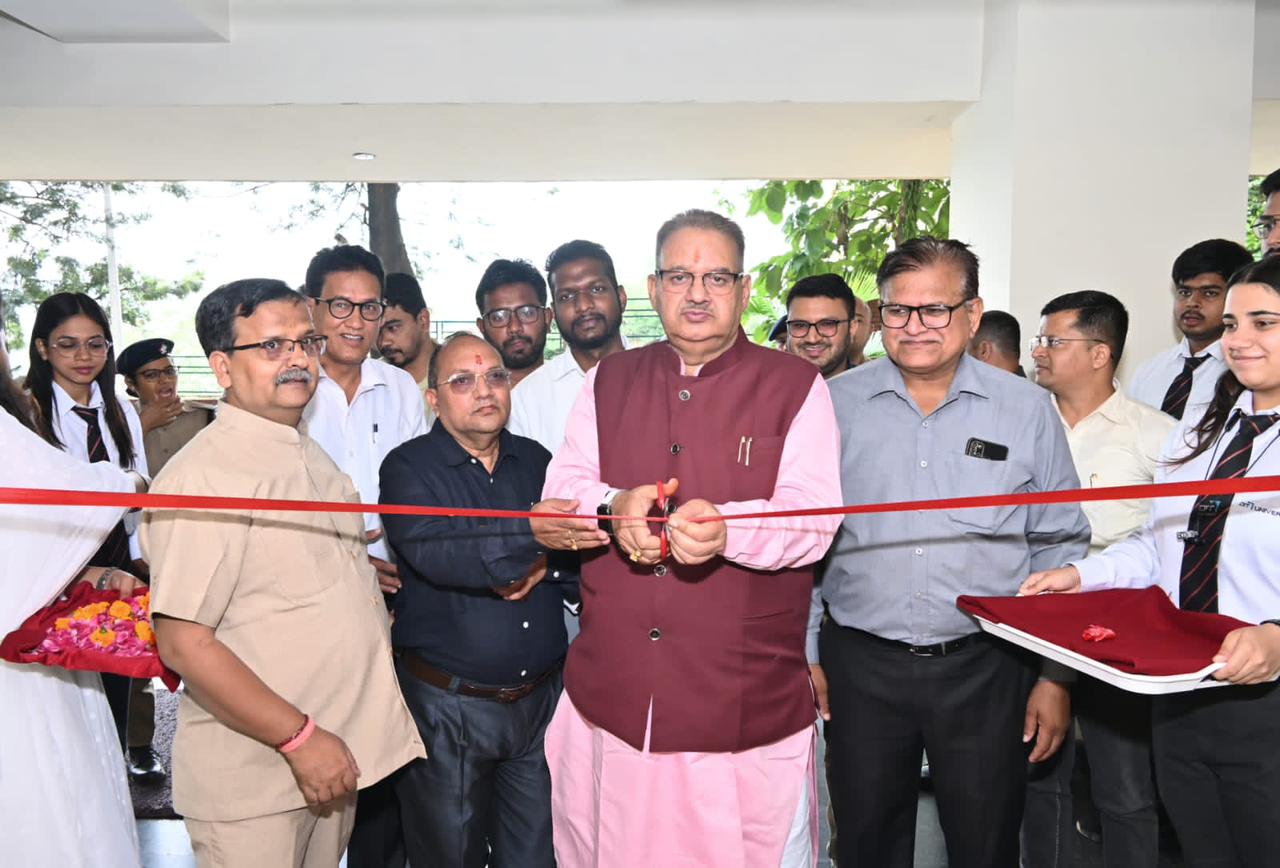 Cabinet Minister Ganesh Joshi addressing the participants in the State Level Youth Festival