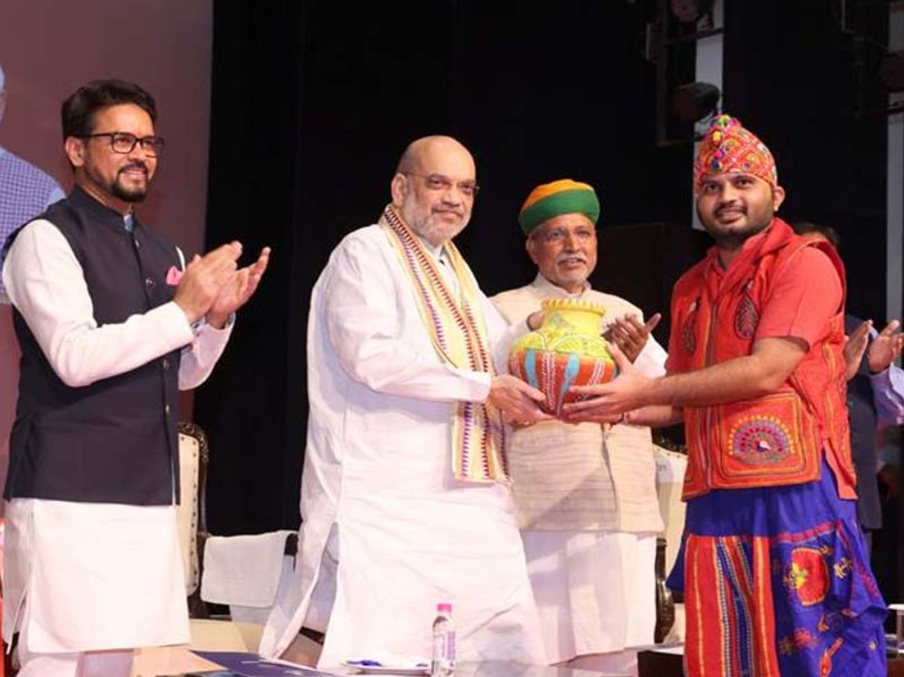  Amit Shah started Amrit Kalash Yatra under Meri Mati Mera Desh campaign