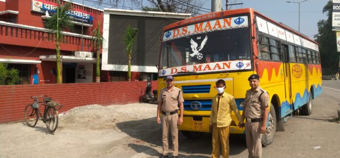 One arrested in bus theft case