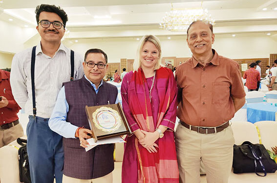 CM Dhami honored Aarohi organization