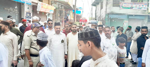 Procession taken out on the occasion of Eid Miladun Nabi