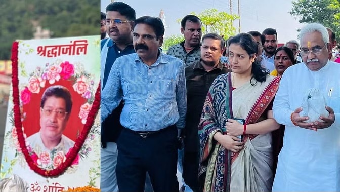 Ashes of former BJP state president Puran Sharma immersed in Ganga