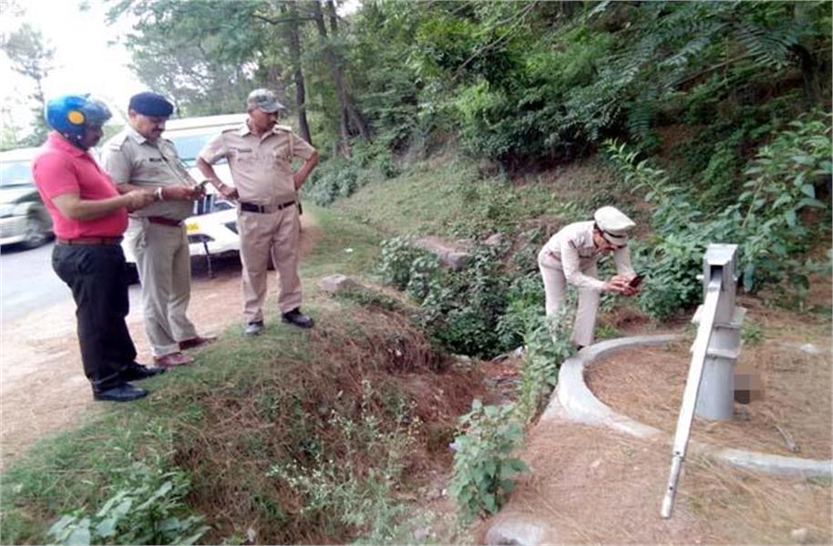 Hellfire found in the forest, revenue police busy in identification