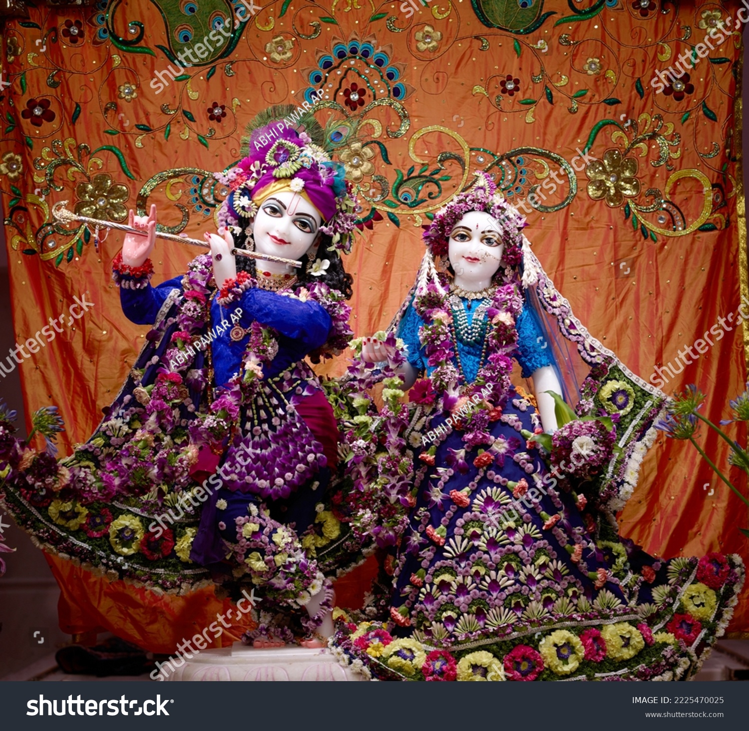 Decorated the Gods and Goddesses on Shri Krishna Janmashtami