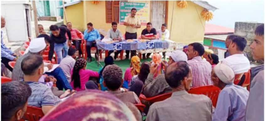 Seminar on characteristics of millet (coarse grains) organized at Village Panchyal Thal