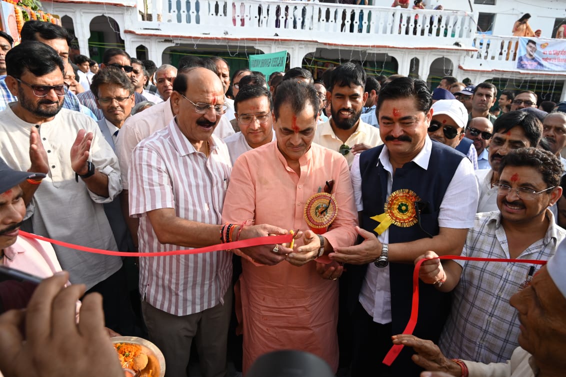 Minister Agarwal inaugurated Siddhapeeth Kunjapuri Tourism and Development Fair