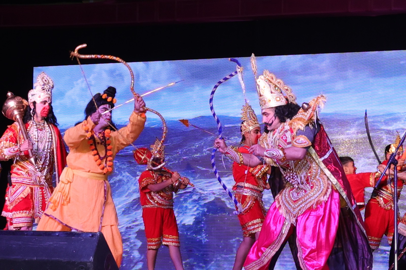 Grand Ramlila staged with Laxman Shakti and Ravana-Angad dialogue