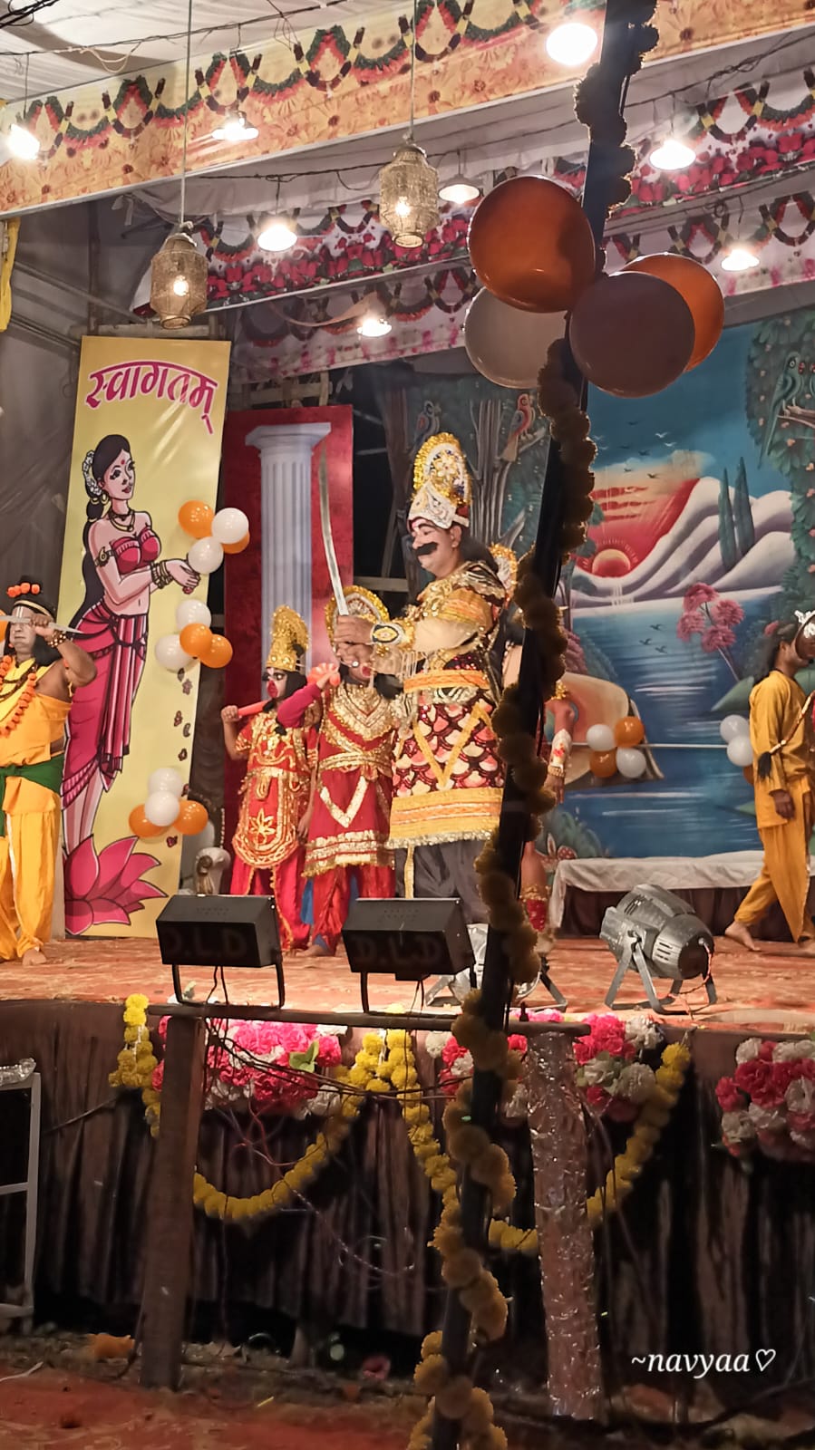 Spectacular staging of Ramlila in Vikasnagar
