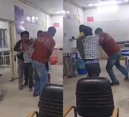 Video of fight between two groups of youth in the emergency ward of the hospital goes viral