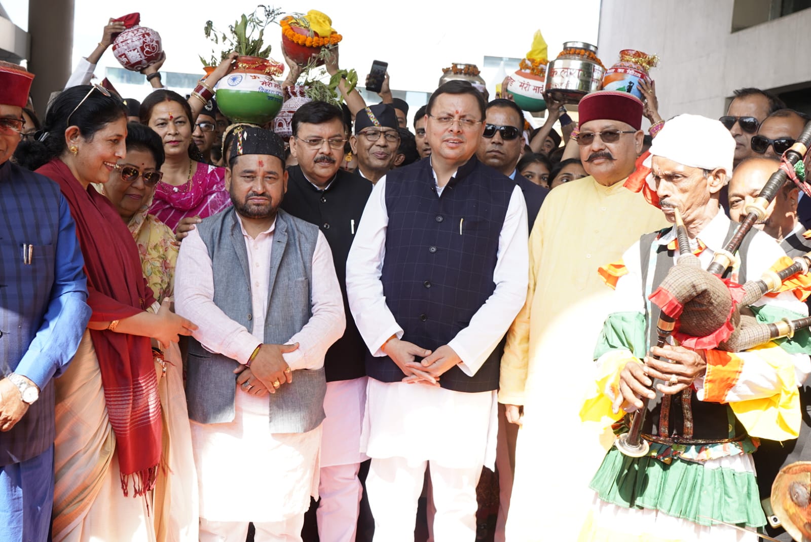 CM inaugurates state level Amrit Kalash Yatra