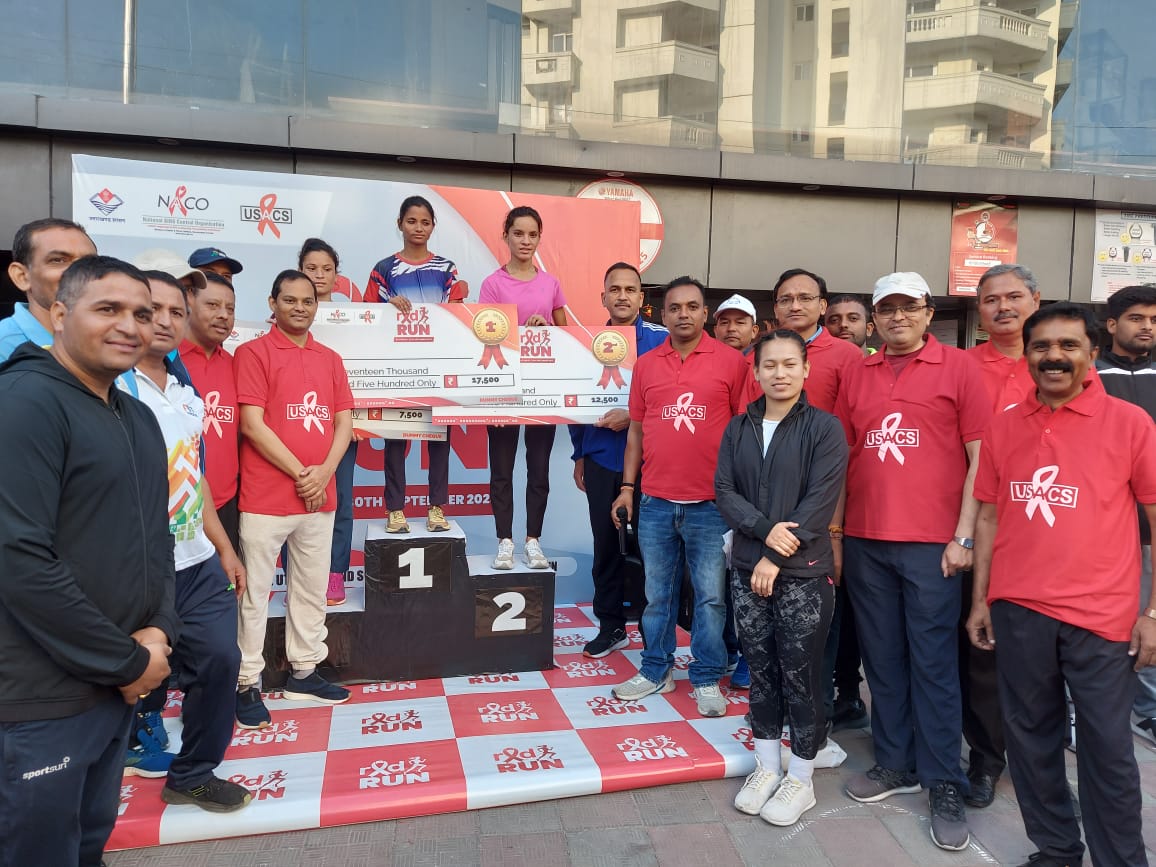 HIV. Organization of state level marathon “Red Run” for AIDS control and awareness.