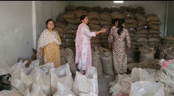 SDM raids rice mill on information about black marketing of government ration