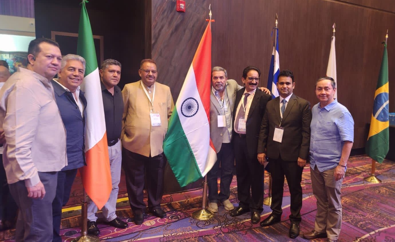 Agriculture Minister Ganesh Joshi participating in the three-day Wholesale Market World Association Conference 2023 held in Cancun, Mexico.