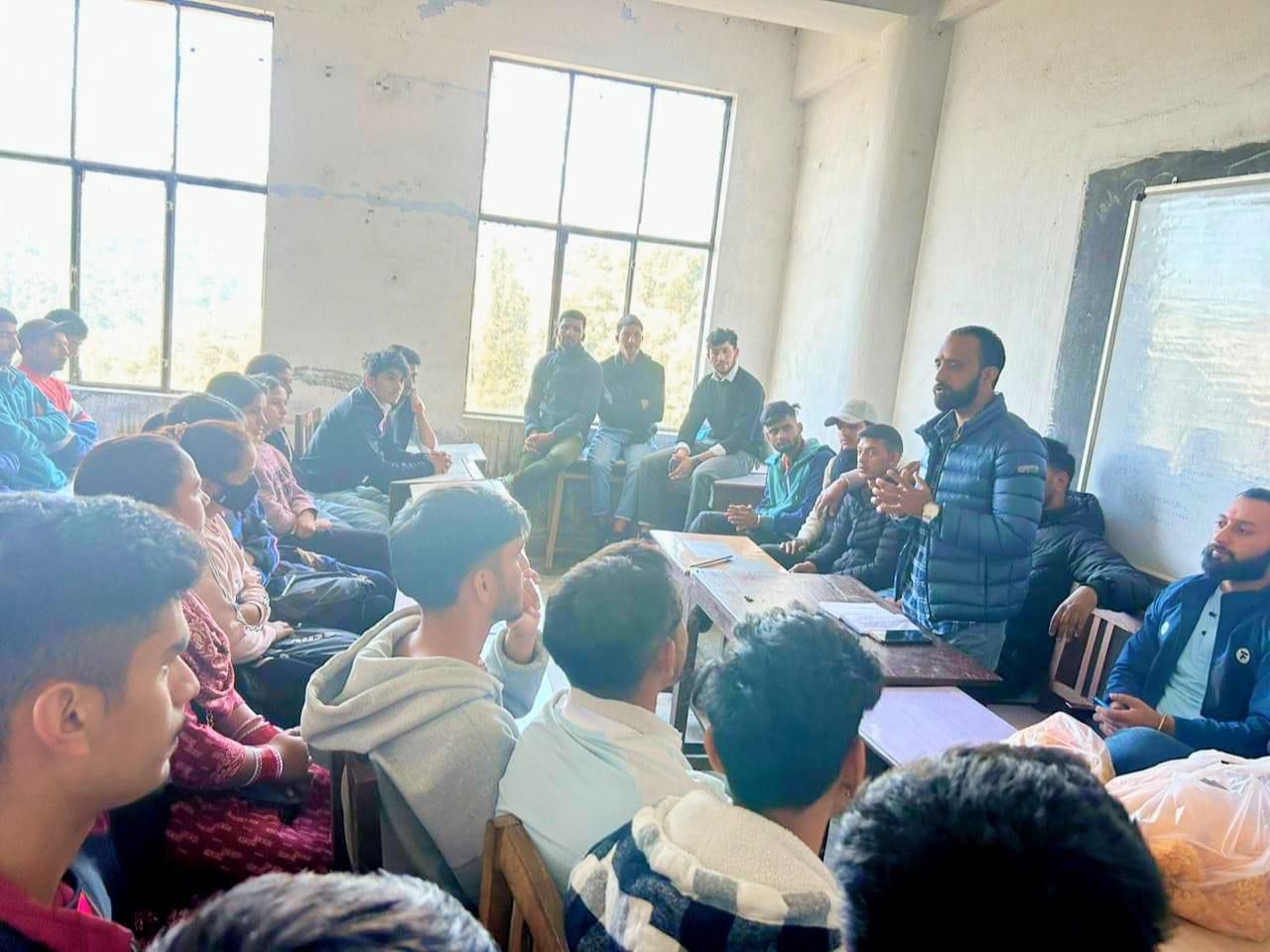 Formation of new executive of Jaunpur Student Organization Mussoorie (JP)